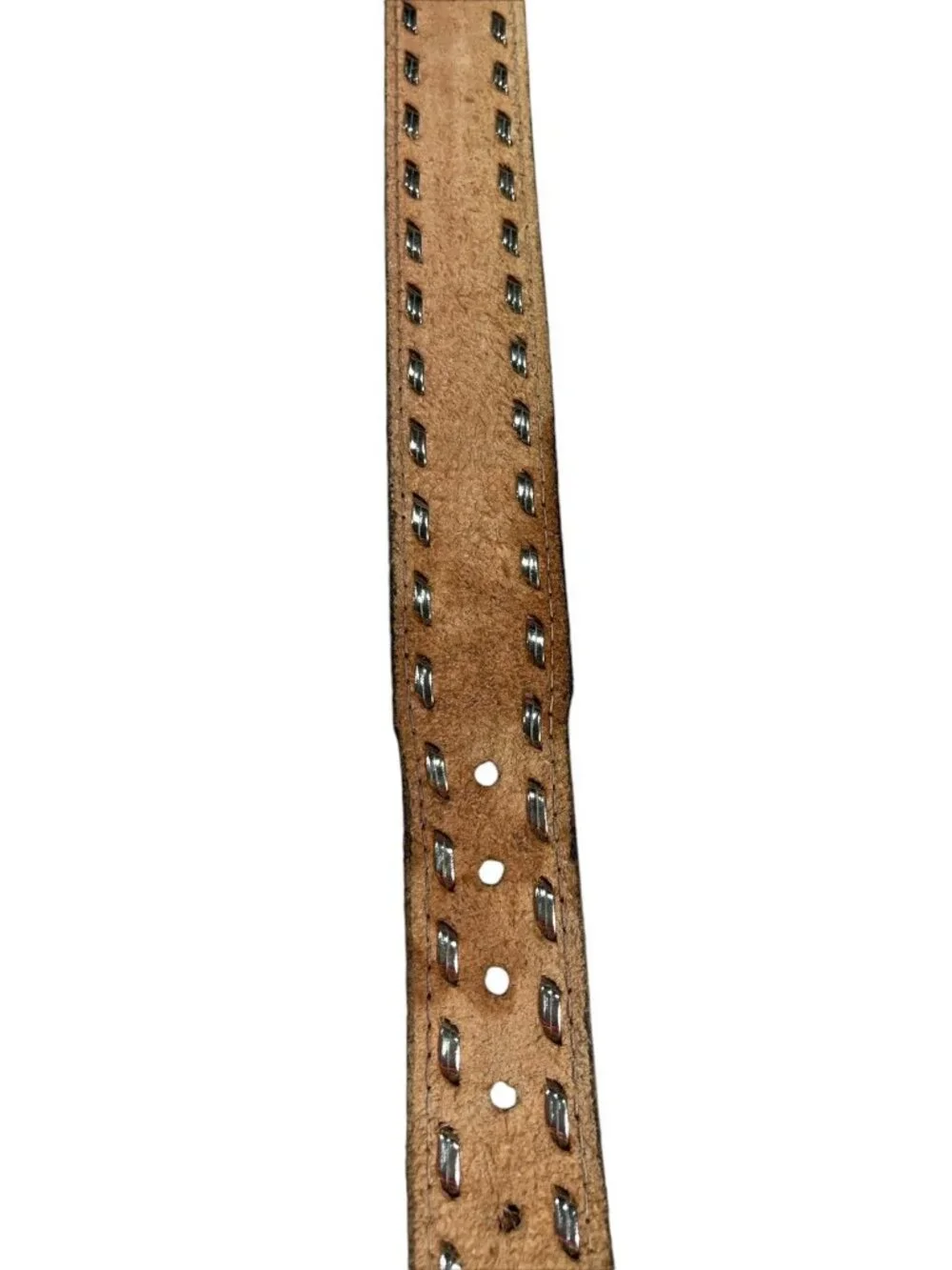 Vintage Guns Buckle Hologram Semi Trucks Leather Tooled Belt 'Bill' Size 36 - Picture 9 of 11